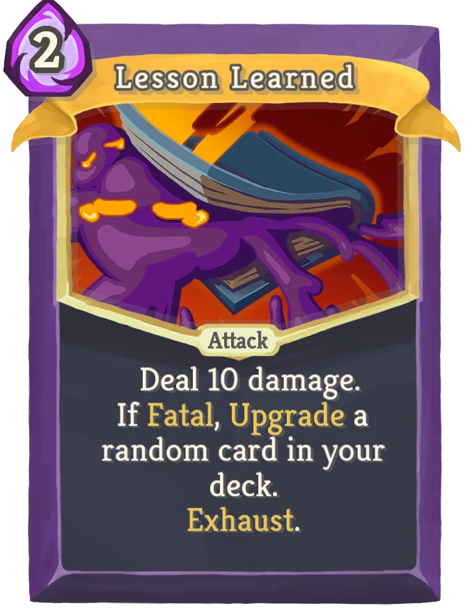 Lesson Learned