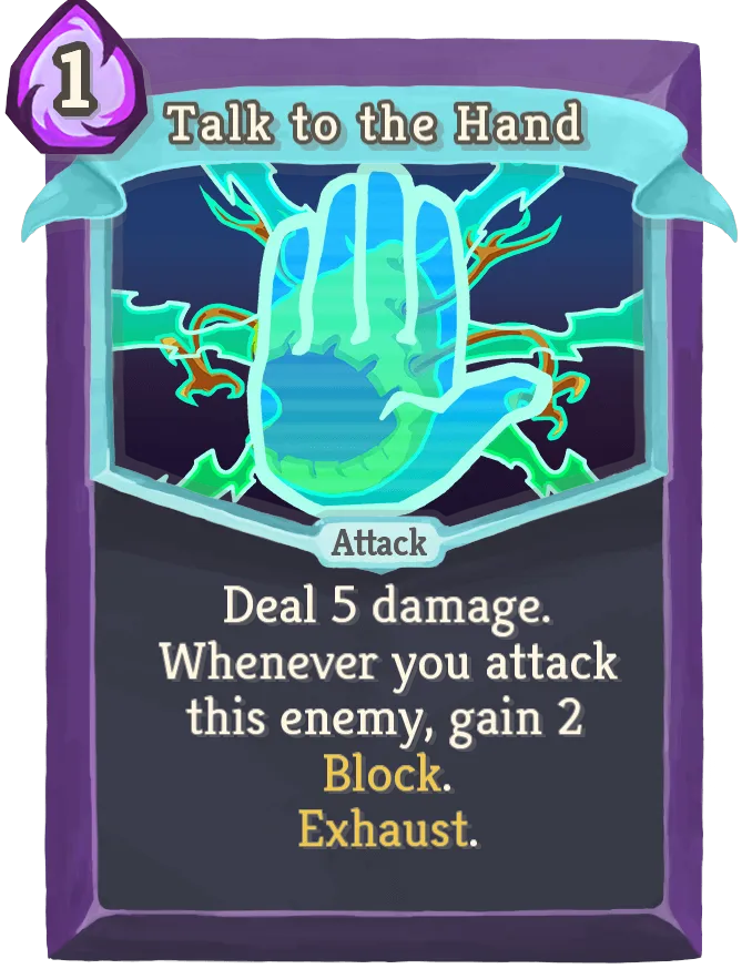 Talk to the Hand